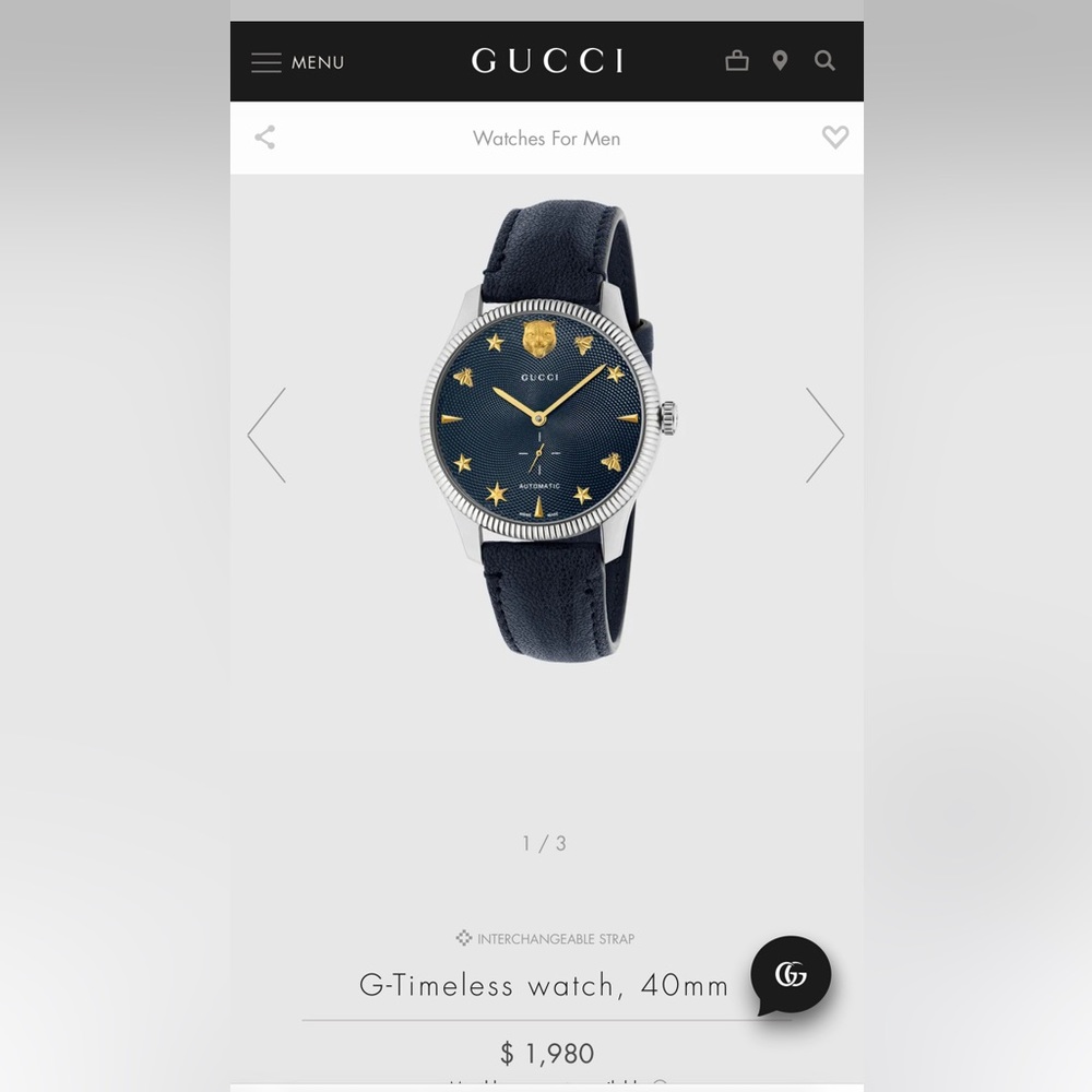 Gucci Men’s Automatic Watch